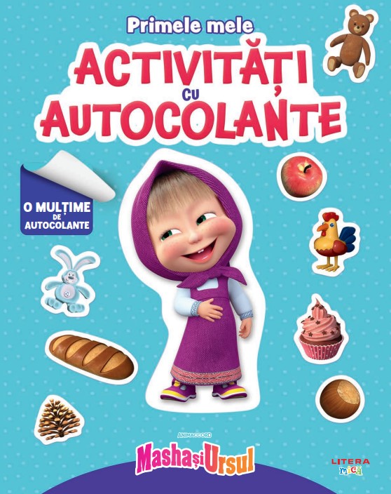 Carte Masha si Ursul. Primele mele activitati cu autocolante editura Litera