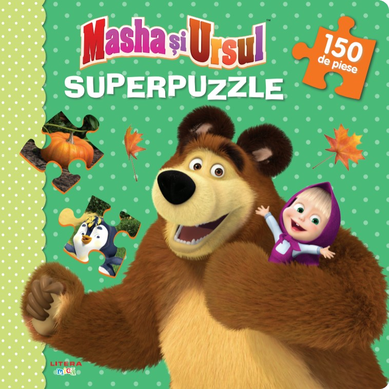 Carte Masha si Ursul. Superpuzzle editura Litera