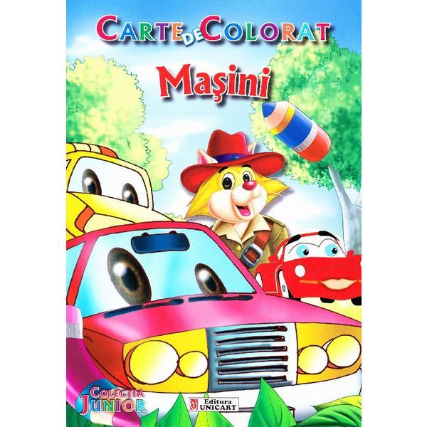 Carte Masini - Carte de colorat