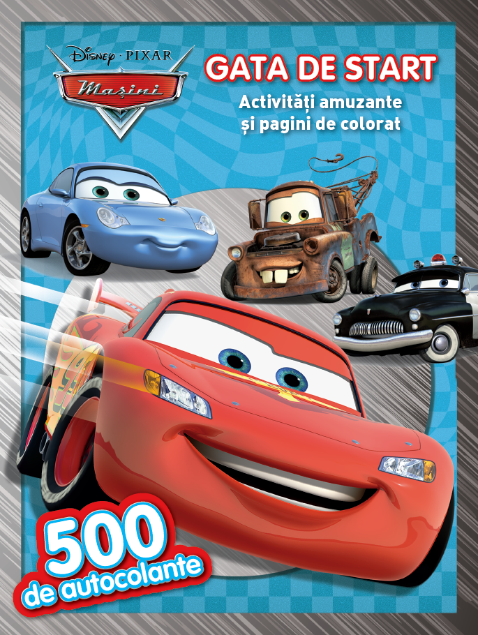 Carte Mașini. Gata de start. Activități amuzante și pagini de colorat (500 de autocolante) editura Litera