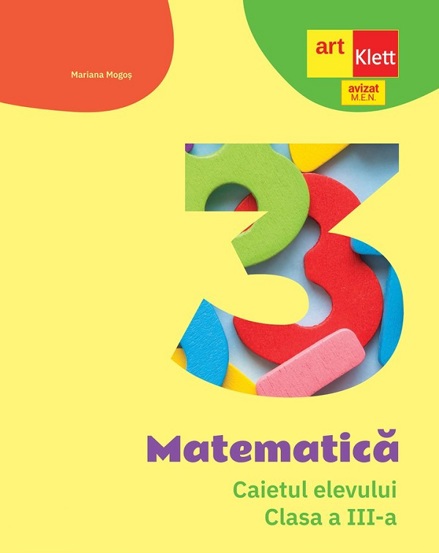 Carte Matematica - Clasa 3 - Caietul elevului editura ART KLETT