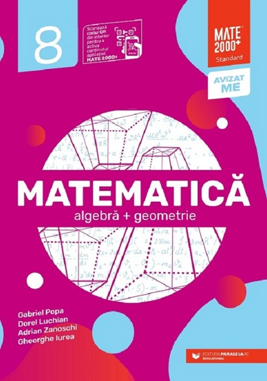 Carte Matematica - Clasa 8 - Standard editura Paralela 45