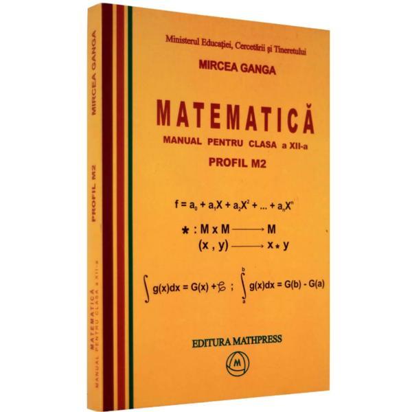 Carte Matematica Cls 12 M2 - Mircea Ganga