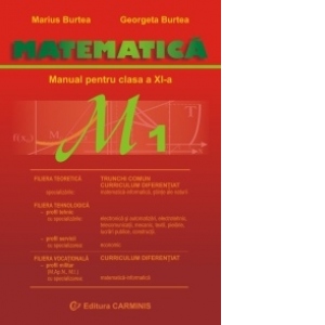 Carte Matematica M1. Manual pentru clasa a XI-a