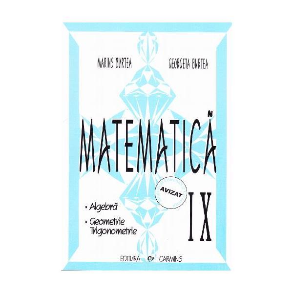 Carte Matematica cls 9 algebra