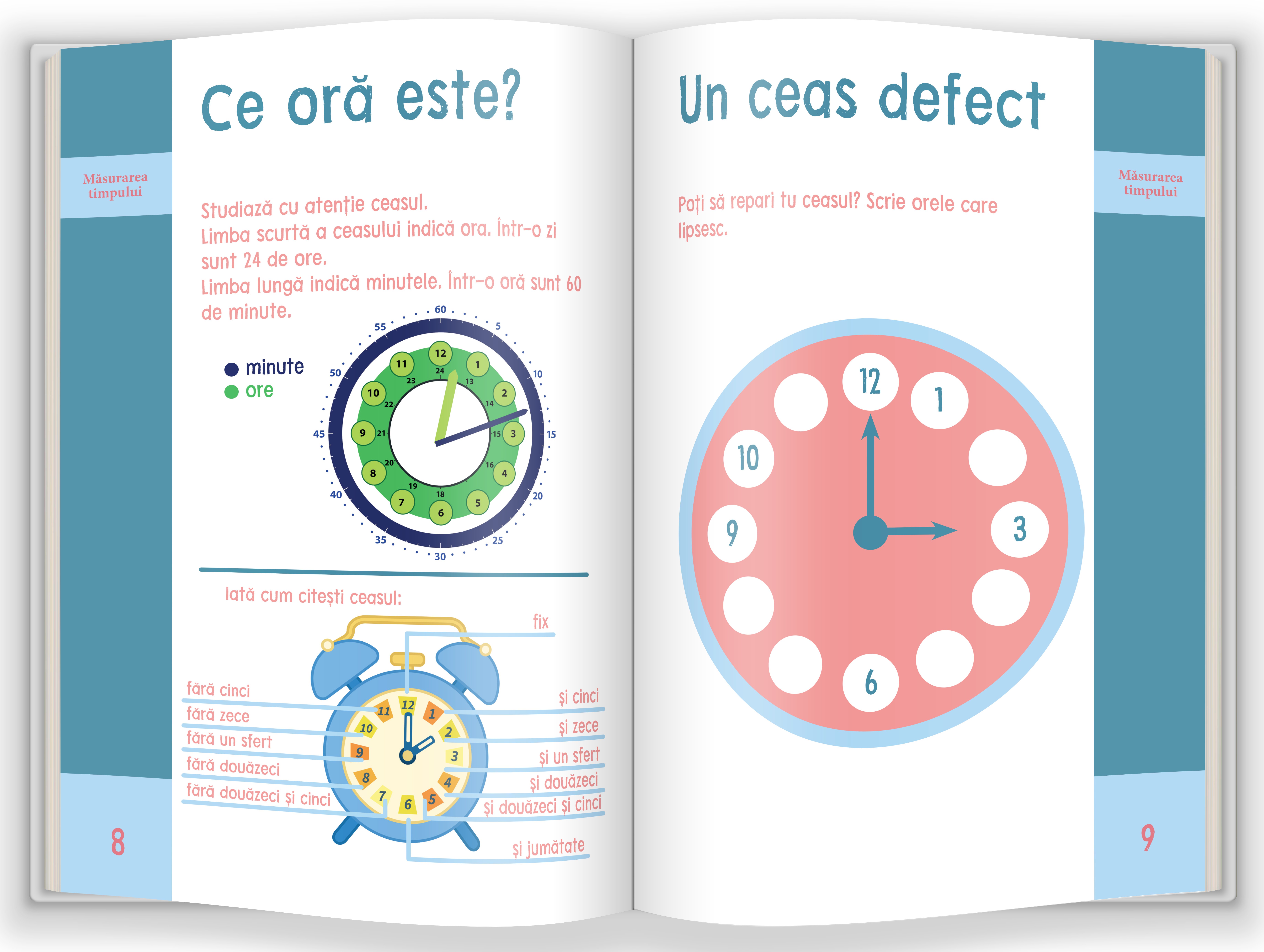 Carte Matematica practica: masurarea timpului si banii   editura Gama
