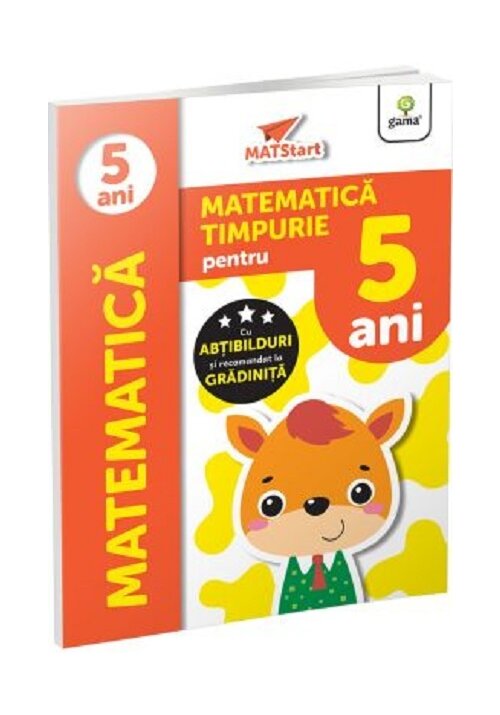 Carte Matematica timpurie pentru 5 ani/MatSTART editura Gama