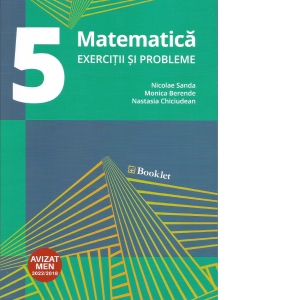 Carte Matematica. Exercitii si probleme pentru clasa a V-a