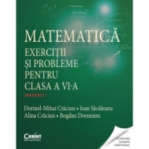 Carte Matematica. Exercitii si probleme pentru clasa a VI-a. Semestrul I