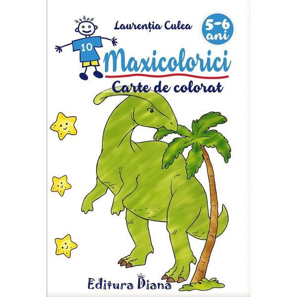Carte Maxicolorici. Carte de colorat 5-6 ani - Laurentia Culea