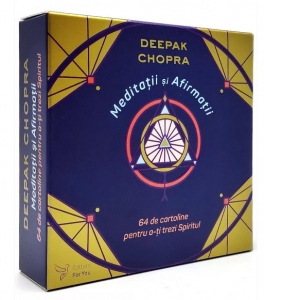 Carte Meditatii si Afirmatii. 64 de cartoline pentru a-ti trezi spiritul Autor Deepak Chopra