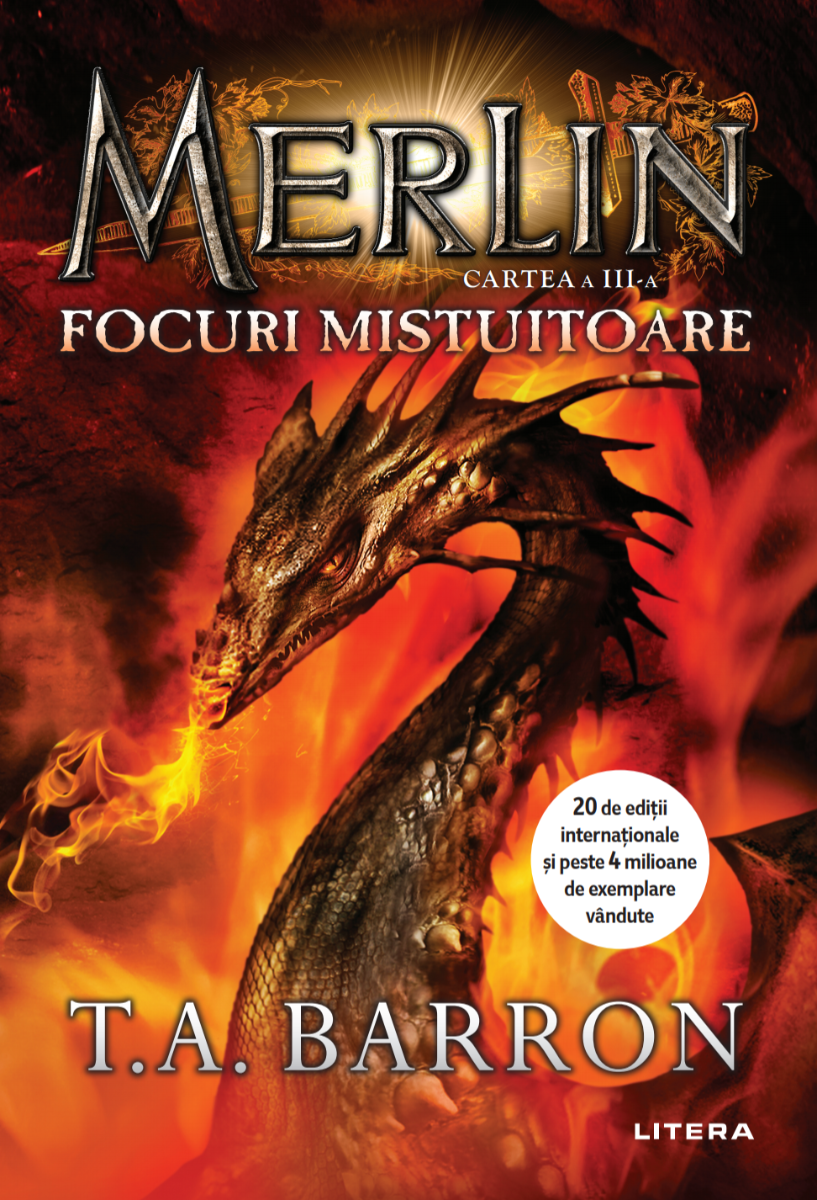 Carte Merlin. Focuri mistuitoare. Cartea a III-a editura Litera