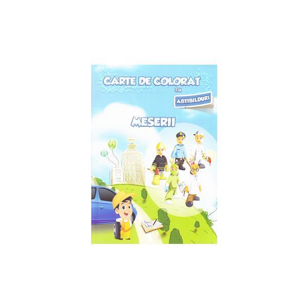 Carte Meserii - Carte de colorat