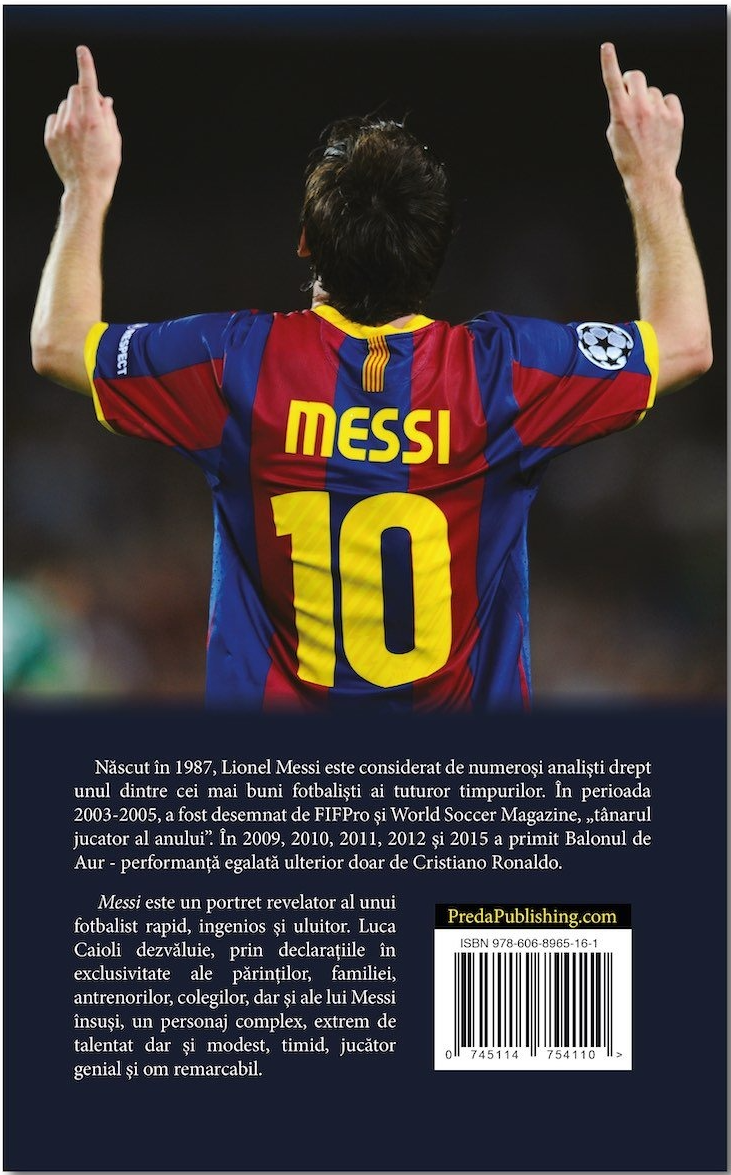 Carte Messi autor Luca Caioli editura Preda Publishing