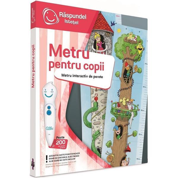 Carte Metru pentru copii. Carte interactiva: Raspundel Istetel