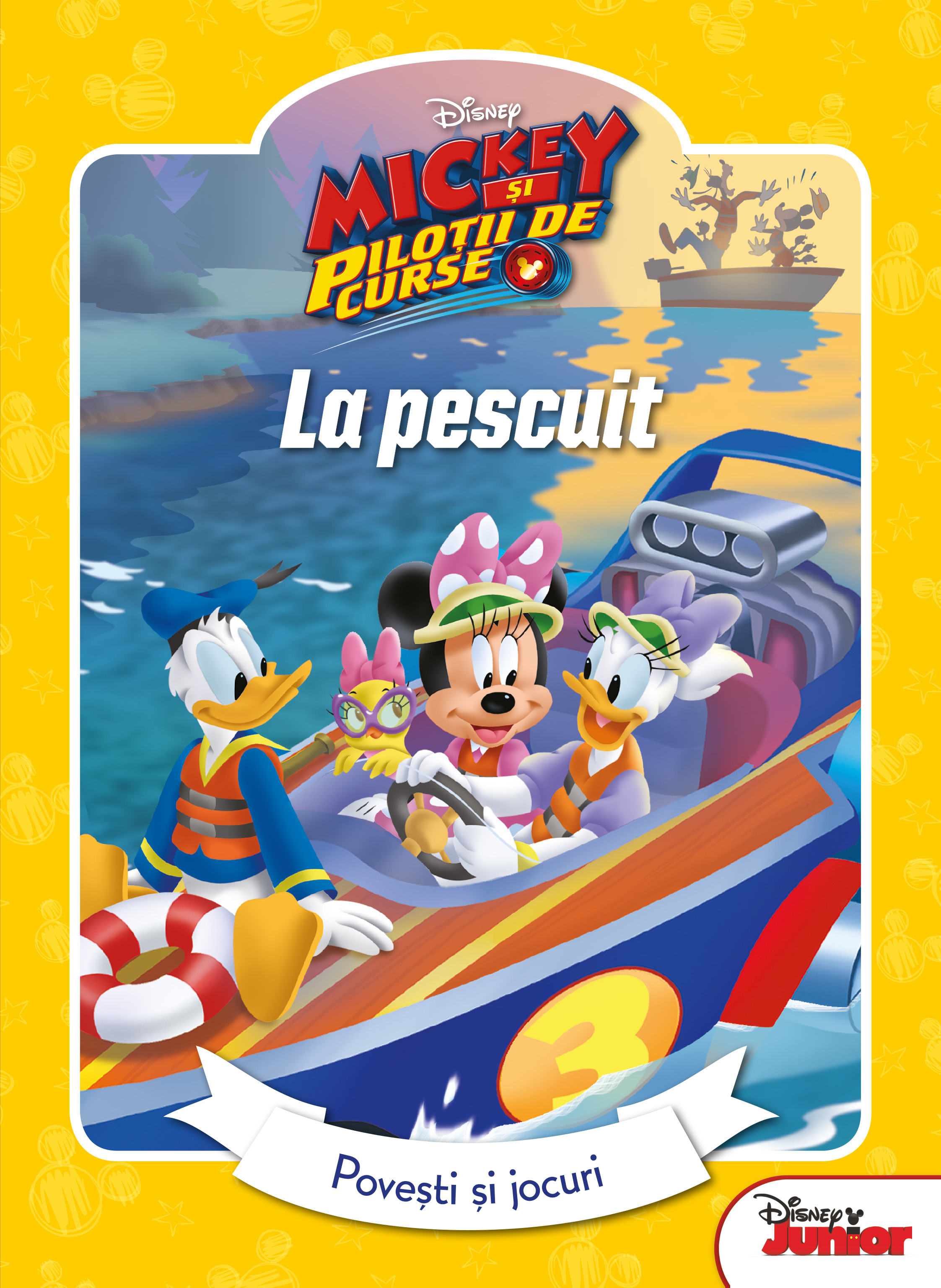 Carte Mickey și piloții de curse. La pescuit. Povești și jocuri editura Litera