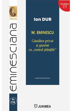 Carte Mihai Eminescu - Ion Dur editura Ion Dur