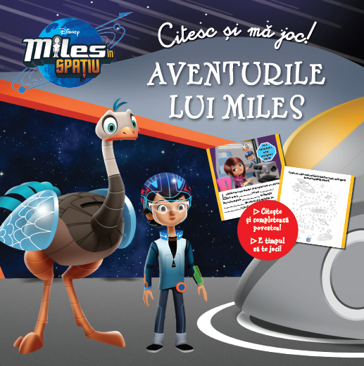 Carte Miles în spațiu. Aventurile lui Miles. Citesc și mă joc editura Litera