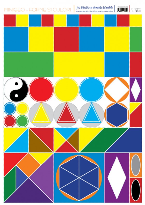 Carte Minigeo - forme si culori   editura Caba
