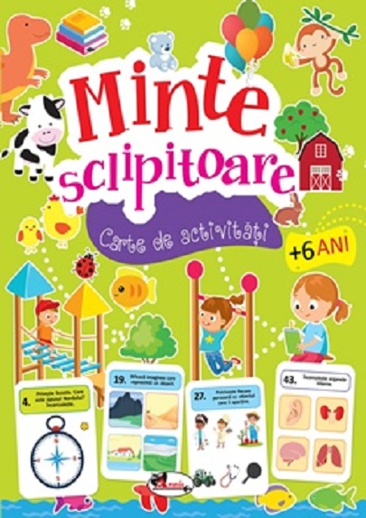 Carte Minte sclipitoare. Carte de activitati +6 ani   editura Aramis