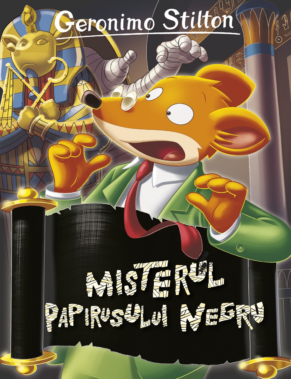 Carte Misterul papirusului negru autor Geronimo Stilton editura RAO