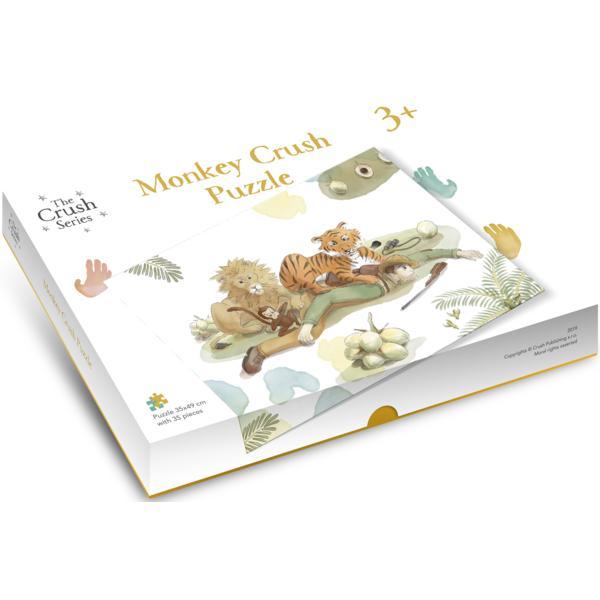 Carte Monkey crush puzzle 3 ani+