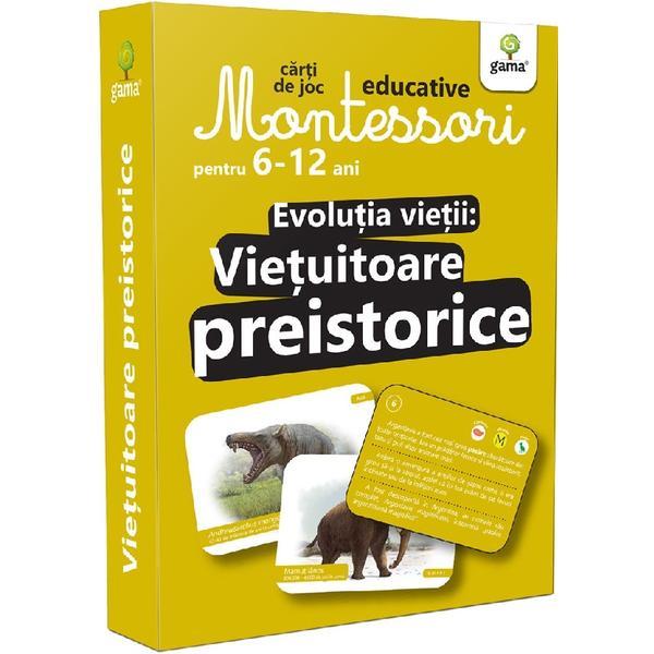 Carte Montessori. Evolutia vietii: Vietuitoare preistorice