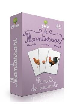Carte Montessori. Vocabular: Familii de animale editura -