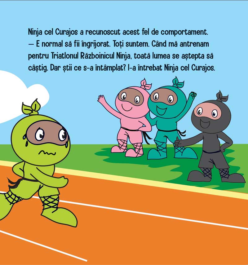 Carte Ninja cel ingrijorat autor Mary Nhin editura ACT si Politon