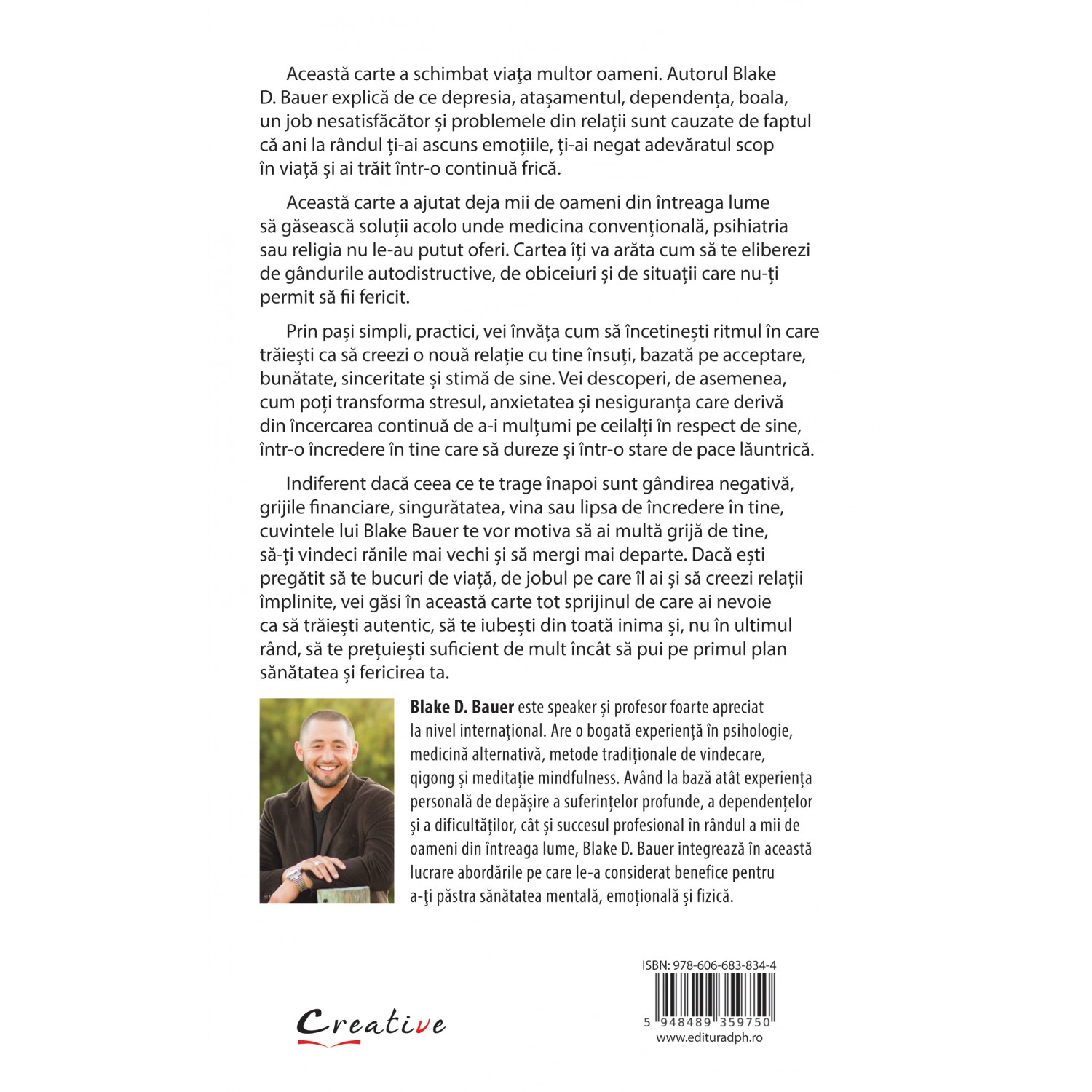 Carte Nu te-ai nascut sa suferi autor Blake D. Bauer editura Didactica Publishing House