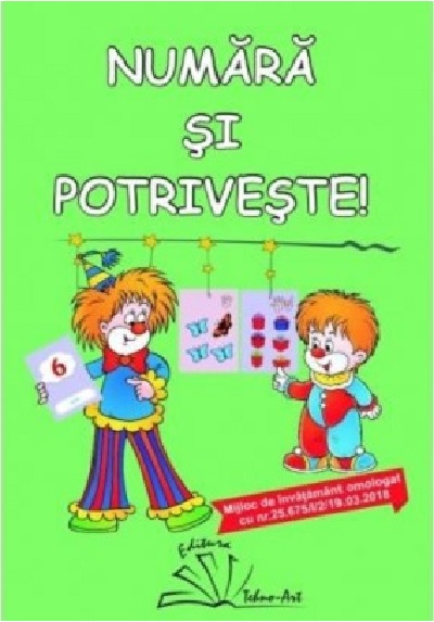 Carte Numara si potriveste!   editura Tehno-Art