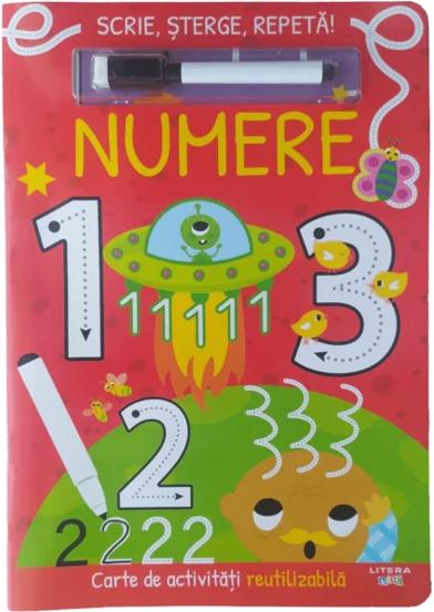 Carte Numere. Carte de activitati reutilizabila editura Litera