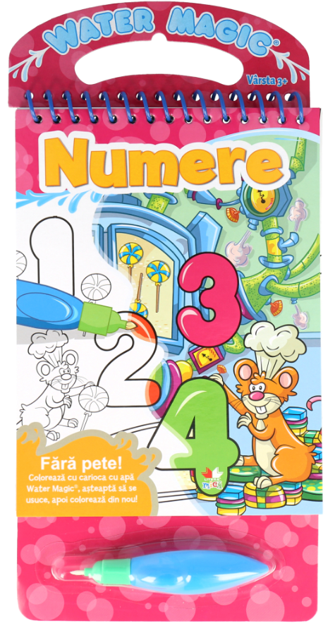 Carte Numere. Colorăm cu carioca cu apă editura Litera