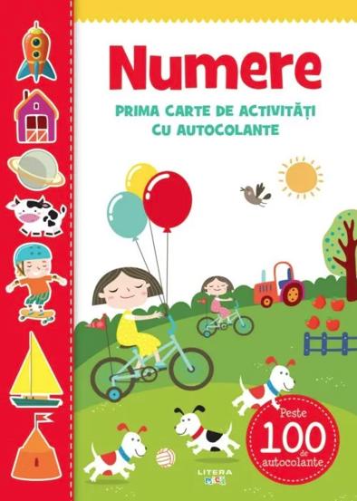 Carte Numere. Prima Carte De Activitati Cu Autocolante editura Litera