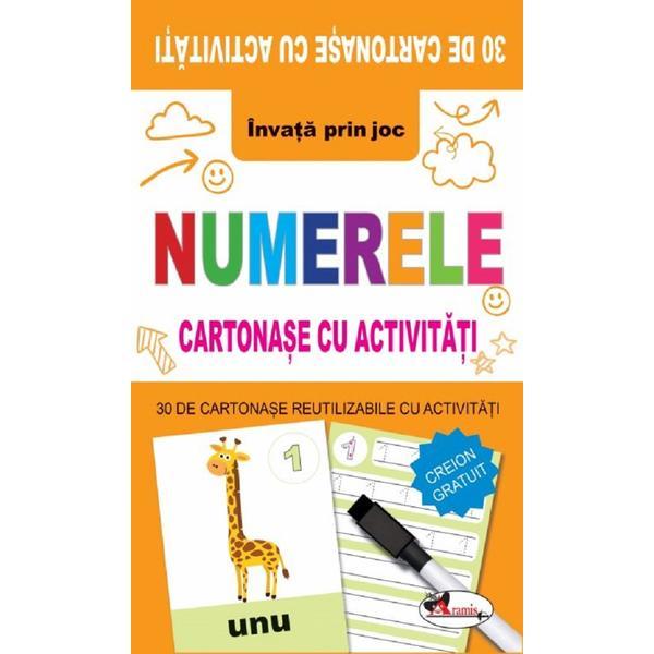 Carte Numerele - Cartonase cu activitati