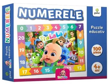 Carte Numerele. Puzzle educativ (100 piese)/*** editura Gama