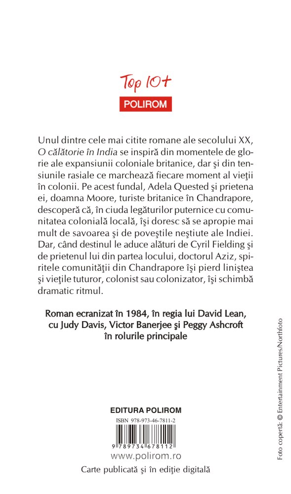 Carte O calatorie in India autor E.M. Forster editura Polirom