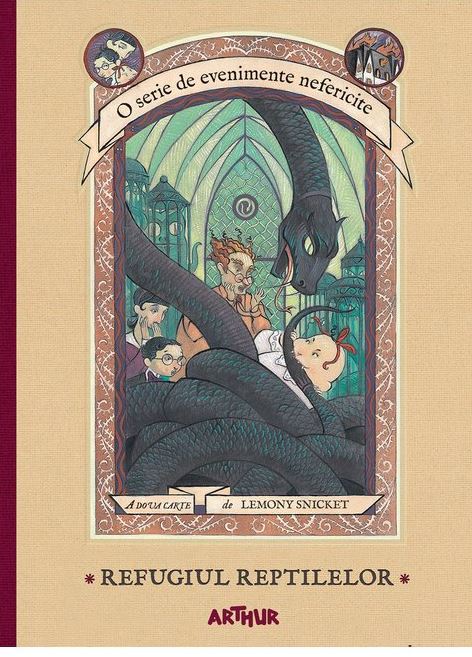 Carte O serie de evenimente nefericite autor Lemony Snicket editura Arthur