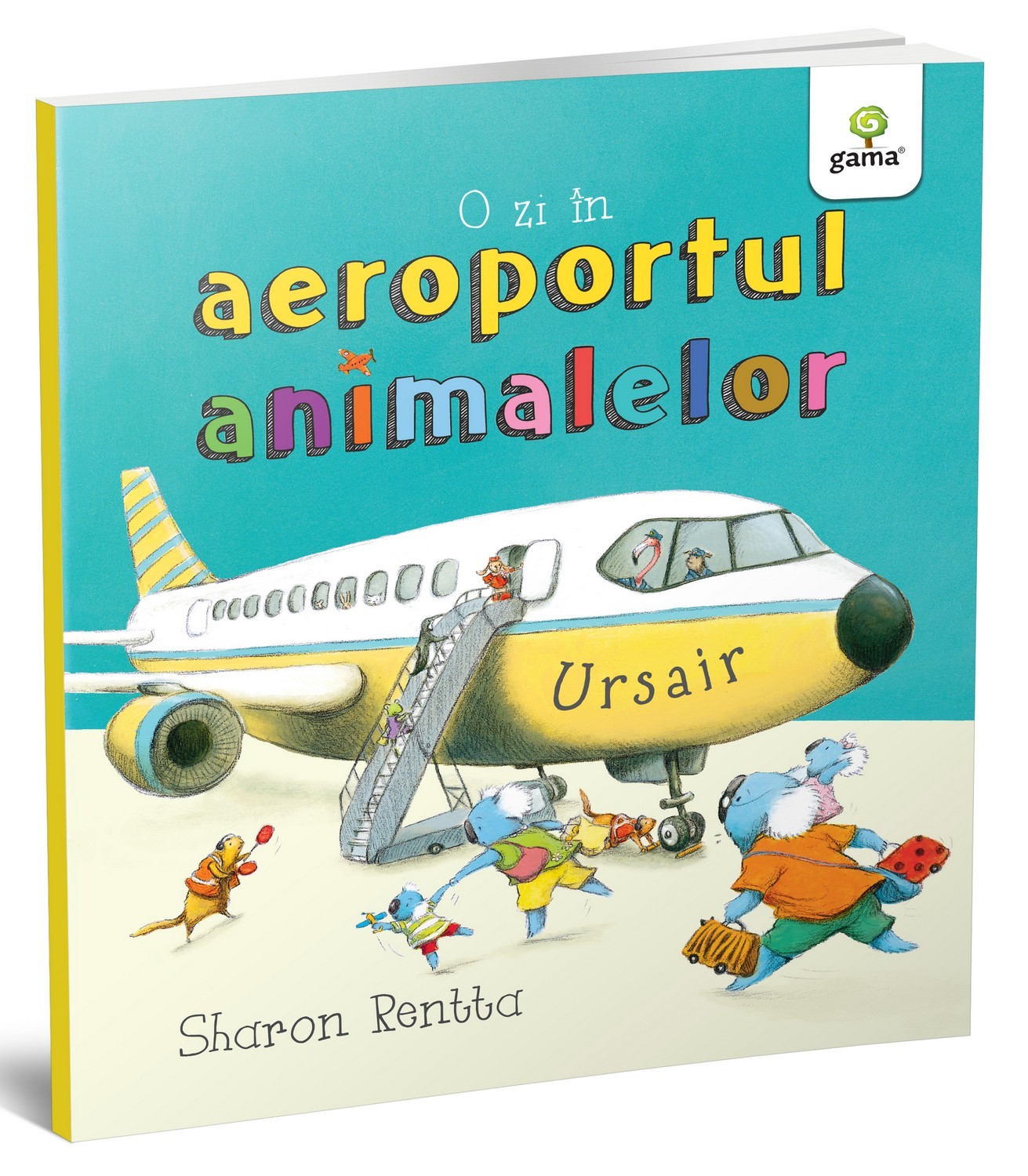 Carte O zi in aeroportul animalelor autor Sharon Rentta editura Gama