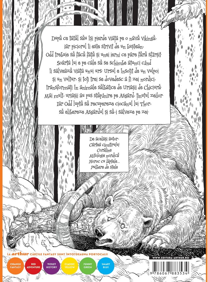 Carte Odd si Uriasii de Chiciura autor Neil Gaiman editura Arthur