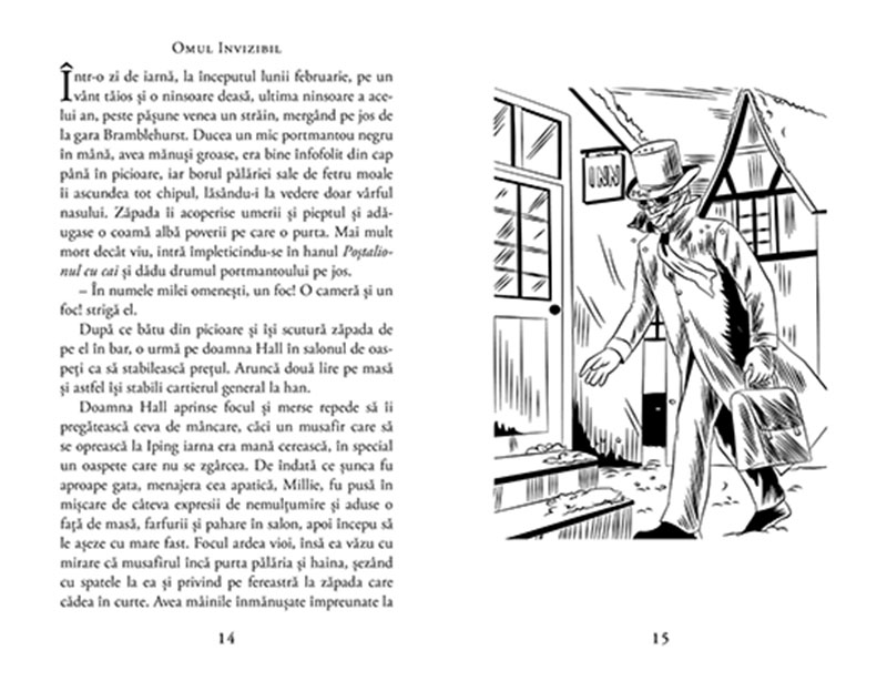 Carte Omul invizibil autor H.G. Wells editura Arc