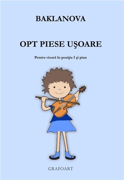 Carte Opt piese usoare (vioara) autor Baklanova editura Grafoart