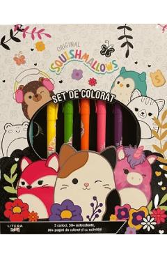 Carte Original Squishmallows. Set de colorat editura -