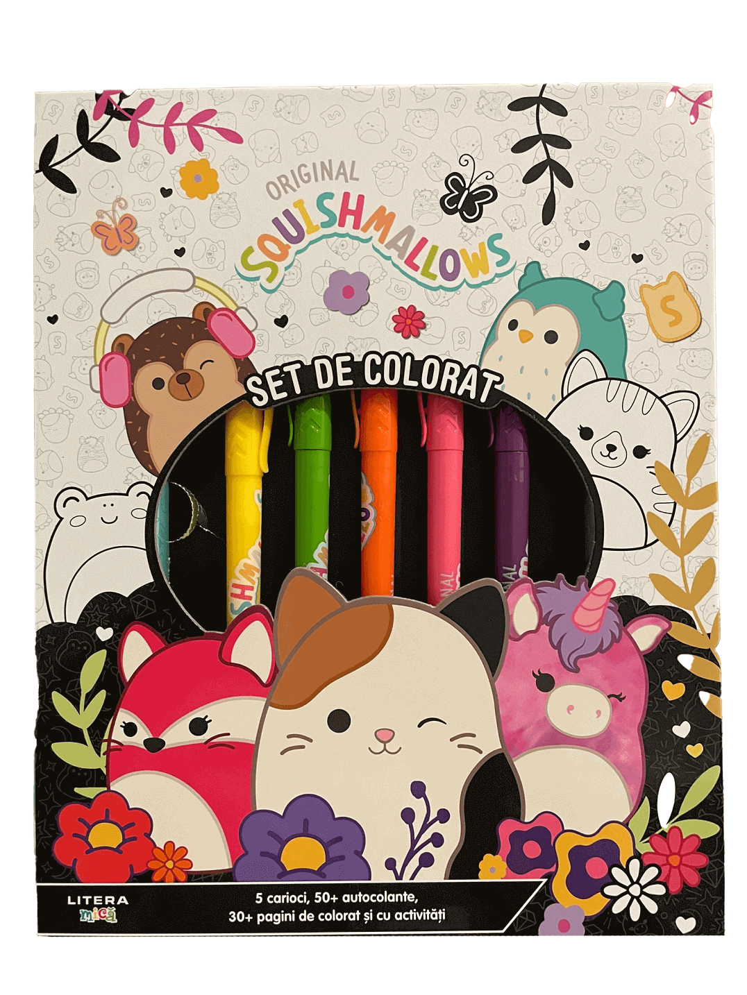 Carte Original Squishmallows. Set de colorat editura Litera