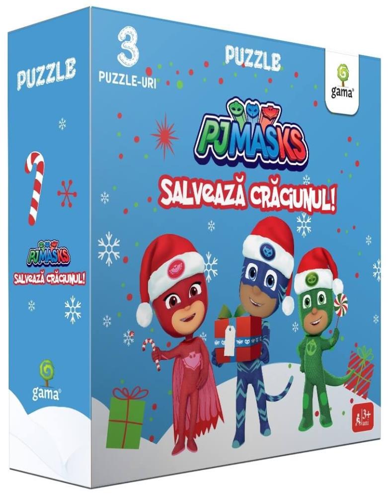 Carte PJ MASKS salvează Crăciunul! editura Gama