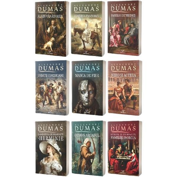 Carte Pachet 10 volume Alexandre Dumas
