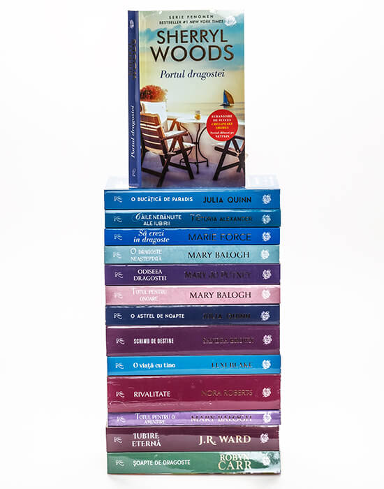 Carte Pachet 14 volume Carti romantice editura Litera
