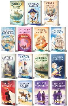 Carte Pachet 15 volume: Jules Verne editura Jules Verne