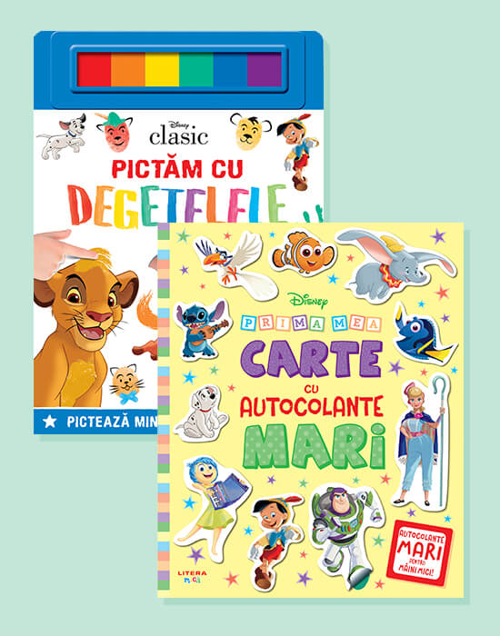 Carte Pachet 2 carti Disney activitati pentru cei mici editura Litera