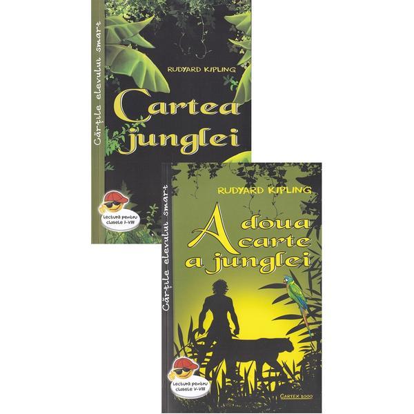 Carte Pachet 2 carti: Rudyard Kipling. A doua carte a junglei + Cartea junglei - Rudyard Kipling
